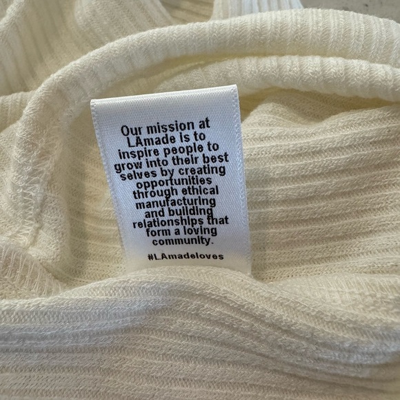 NWT LAmade Serene Padded Muscle Tee in Autumn Rib Size XL - Picture 7 of 12